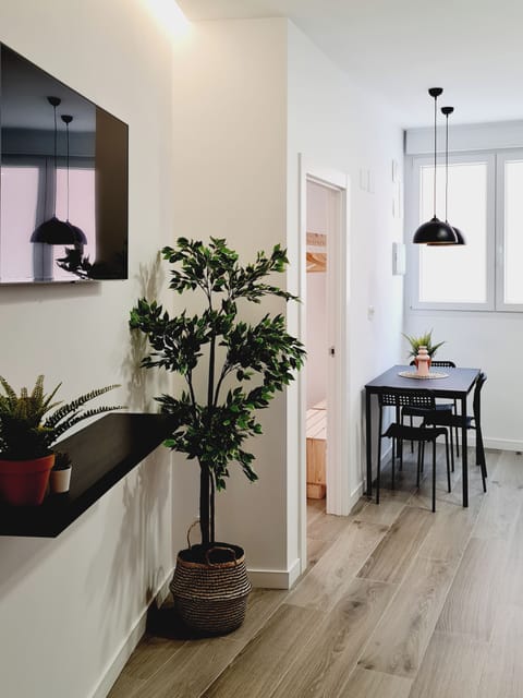 Apartment, 1 Queen Bed with Sofa bed, Accessible, Ensuite | Living area | 43-inch Smart TV with digital channels, TV