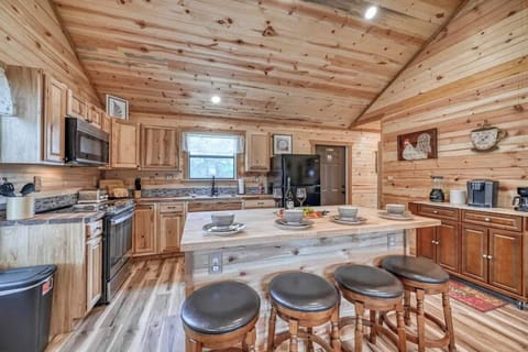 Cabin, Multiple Beds, Hot Tub (682 Old Comfort Opal) | Private kitchen | Coffee/tea maker