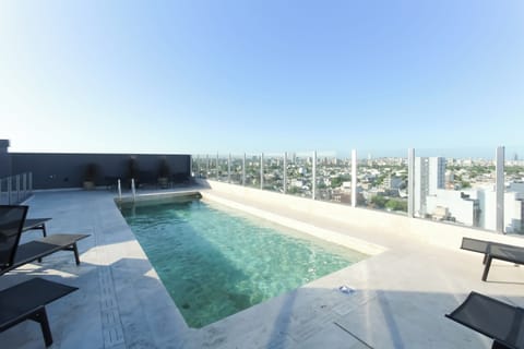 Seasonal outdoor pool