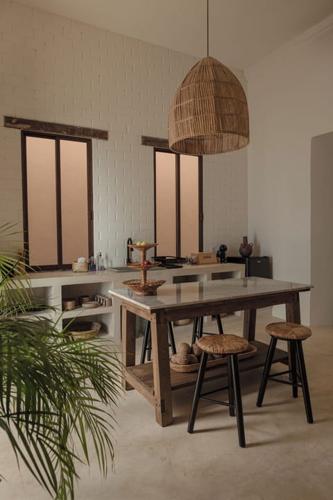 Apartment | Private kitchen | Espresso maker, coffee/tea maker, full-size fridge, electric kettle
