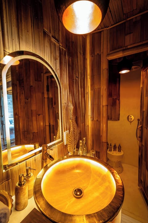 Two Bedroom Pool Villa | Bathroom | Shower, free toiletries, hair dryer, bathrobes