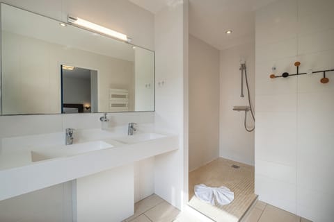 Deluxe Double Room | Bathroom | Shower, hair dryer, towels, toilet paper