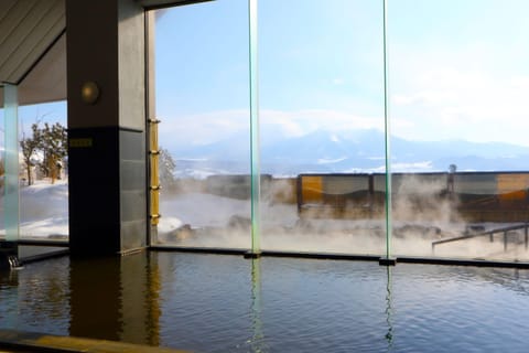 Indoor spa tub