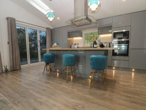 Fridge, dishwasher, electric kettle, toaster