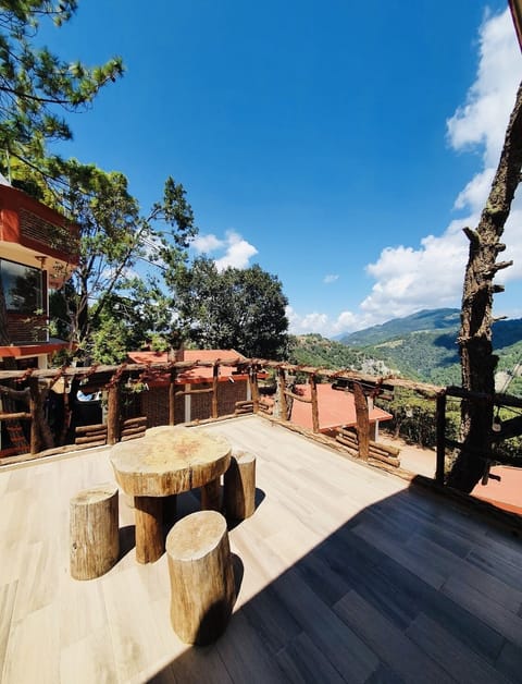 Basic Cabin, Terrace, Mountain View | Terrace/patio