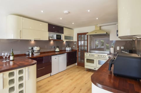 Fridge, dishwasher, electric kettle, toaster