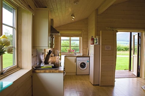 Fridge, dishwasher, electric kettle, toaster