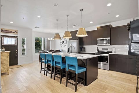 Condo, Multiple Beds, Patio, Mountain View (By the Sea) | Private kitchen | Fridge, microwave, oven, stovetop