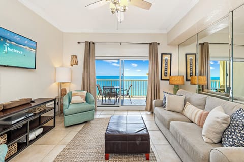 Signature Condo, 1 Bedroom, Non Smoking, Balcony | Living room | 55-inch flat-screen TV with cable channels