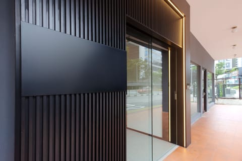 Interior entrance