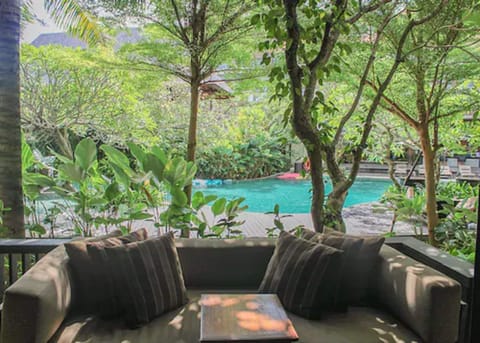 Honeymoon Suite, Pool View (Free access to Lounge & Afternoon Tea) | Balcony view