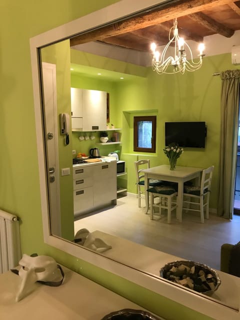 Apartment | Private kitchen | Fridge, microwave, stovetop, electric kettle