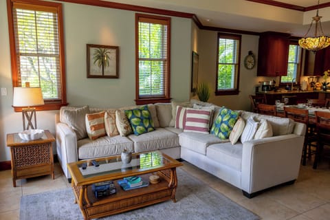 Condo | Living area | 65-inch Smart TV with satellite channels, Netflix, streaming services