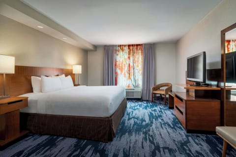 Studio, 1 King Bed with Sofa bed | Premium bedding, desk, blackout drapes, soundproofing