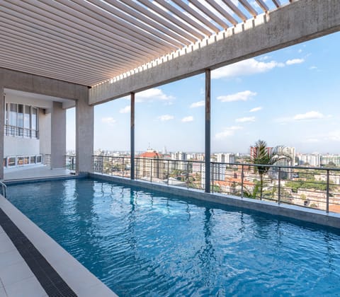Rooftop pool