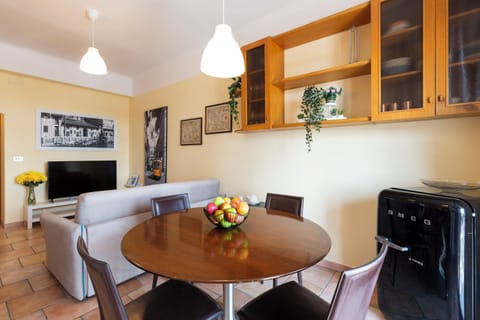 Standard Apartment | Living area | 50-inch Smart TV with digital channels