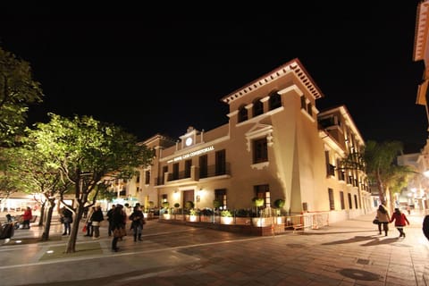 Front of property - evening/night