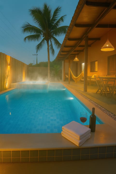 Outdoor pool, open 10:00 AM to 9:30 PM, sun loungers