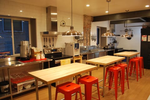 Free daily self-serve breakfast