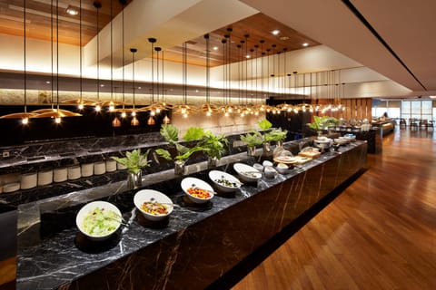 Daily buffet breakfast for a fee