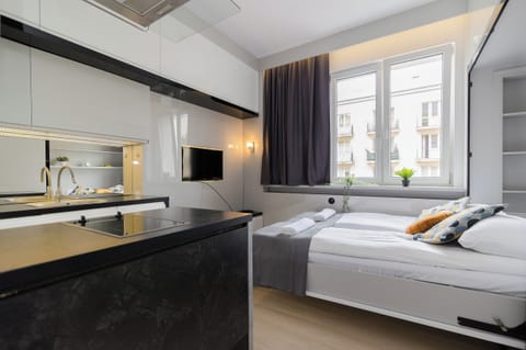 Comfort Apartment | 1 bedroom, blackout drapes, iron/ironing board, free WiFi
