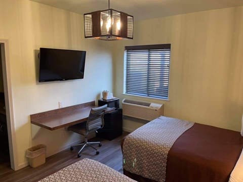 Standard Double Room | Premium bedding, pillowtop beds, blackout drapes, iron/ironing board