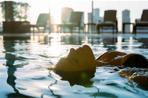 Indoor pool, open 6 AM to 11 PM, sun loungers