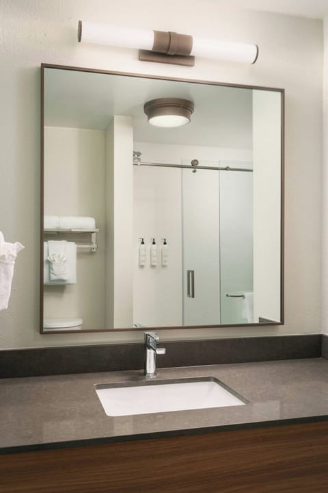 Free toiletries, hair dryer, towels, soap