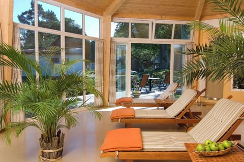 Sauna, steam room, body treatments, hot stone massages, body scrubs