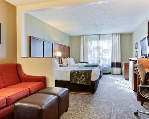 Suite, 2 Queen Beds, Non Smoking | Premium bedding, down comforters, in-room safe, desk