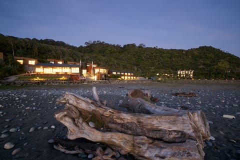 Beach nearby, black sand