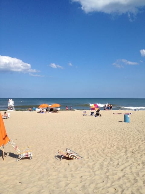 On the beach