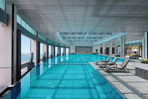 Indoor pool, seasonal outdoor pool