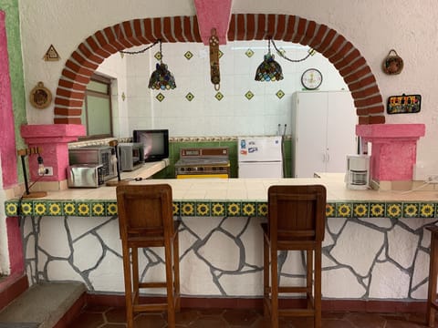 Shared fridge, microwave