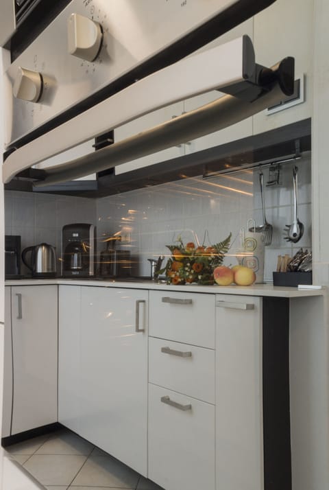 Deluxe Apartment | Private kitchen | Fridge, oven, dishwasher, electric kettle