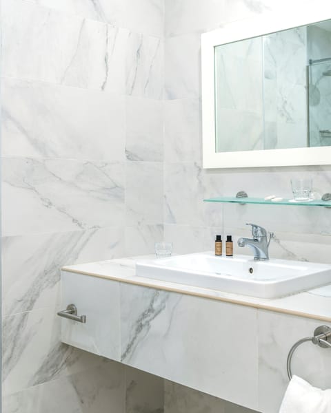 Free toiletries, hair dryer, slippers, towels