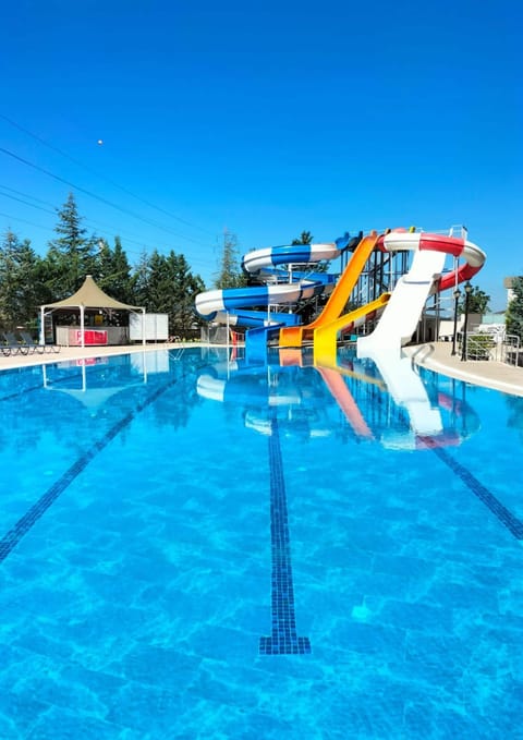 3 indoor pools, seasonal outdoor pool, pool umbrellas, sun loungers