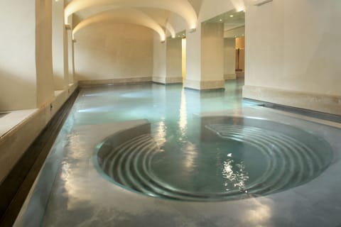 Sauna, steam room, hot springs, aromatherapy, sports massages
