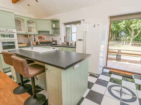 Dishwasher, electric kettle, cookware/dishes/utensils