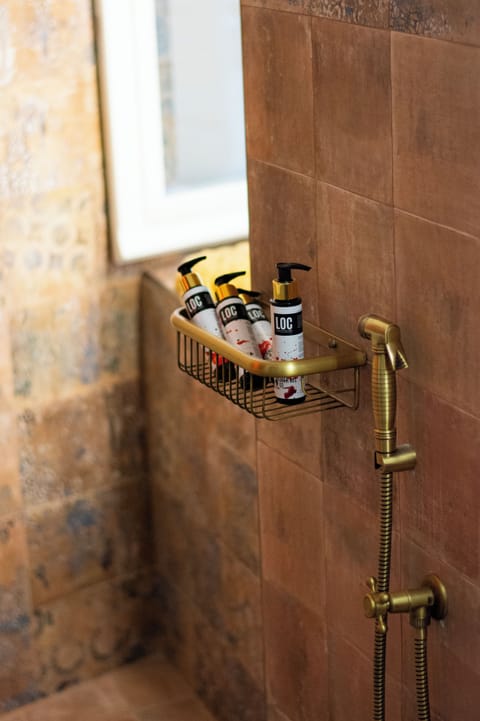 Family Duplex, City View | Bathroom | Shower, rainfall showerhead, free toiletries, towels