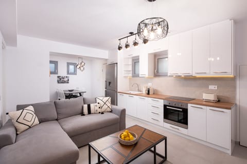 Economy Apartment, Private Bathroom | Living area | 55-inch Smart TV with digital channels, Netflix, streaming services