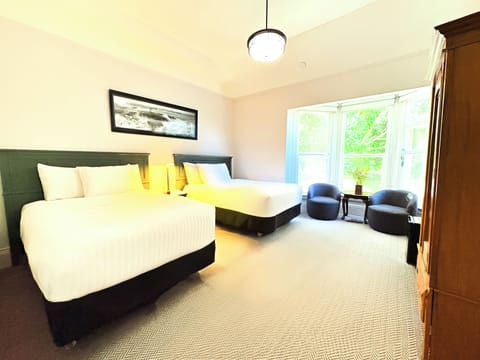 Deluxe Room, 2 Double Beds | Premium bedding, blackout drapes, free WiFi, bed sheets