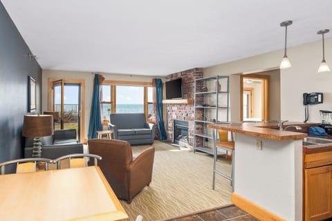 Suite, 2 Bedrooms, Lake View | Living area | Flat-screen TV, DVD player