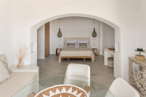 Executive Suite, Sea View, Patio, Ground level | 1 bedroom, Egyptian cotton sheets, premium bedding, down comforters