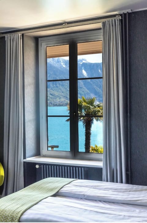 Junior Suite with Balcony, Garden & Lake View | Premium bedding, minibar, in-room safe, blackout drapes