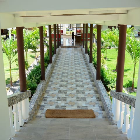 Interior entrance