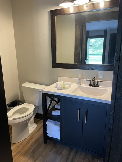 Signature Room | Bathroom | Shower, hydromassage showerhead, towels