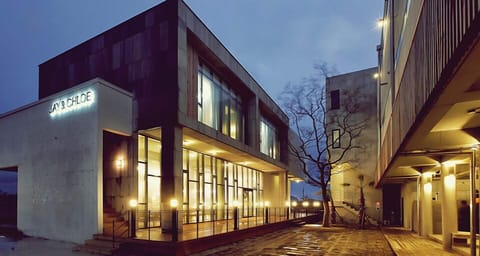 Front of property - evening/night