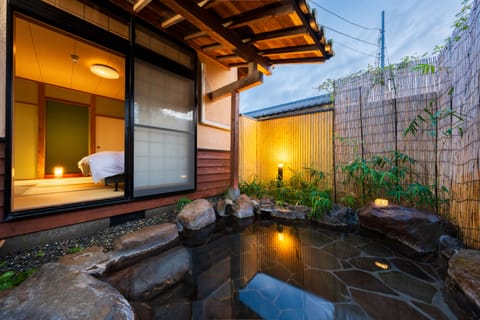 Annex with open-air-bath and mini kitchen -SORA-, Non Smoking | Bathroom | Free toiletries, hair dryer, slippers