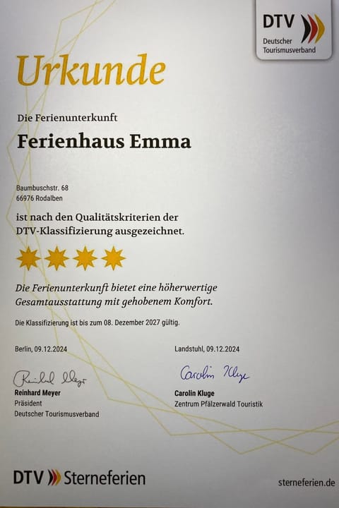 Emma Vacation rental in Rhineland-Palatinate